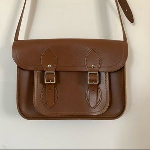 Leather satchel